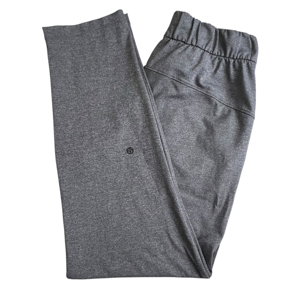 Lululemon‎ Athletica Womens 6 Heathered Black On The Fly 27" Pant W5BSES